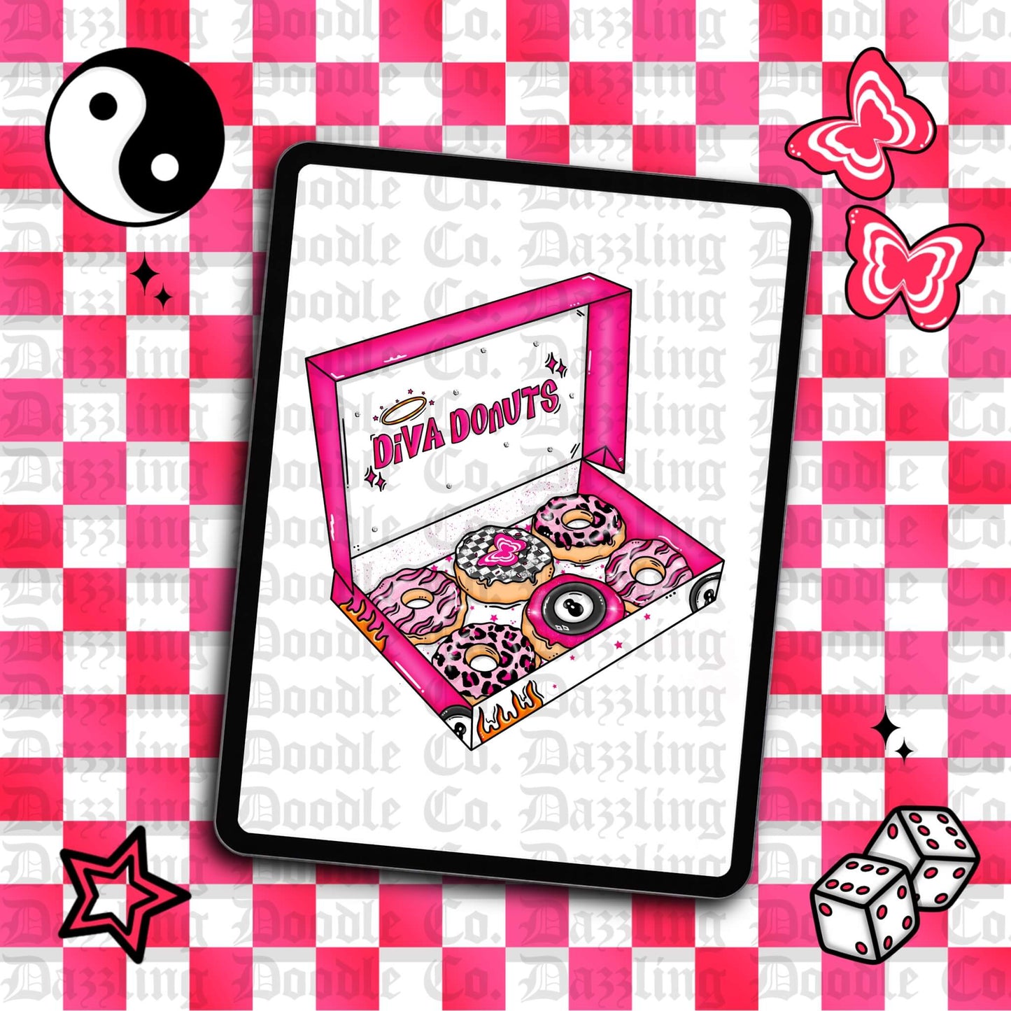 Diva Donuts clipart