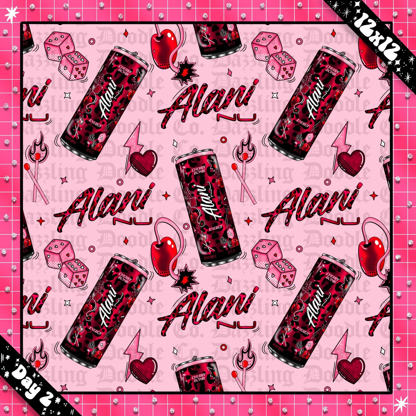 Cherry energy drink