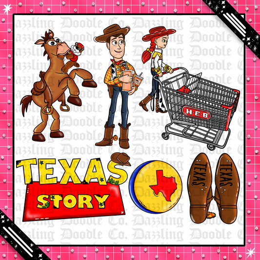 Texas story clipart