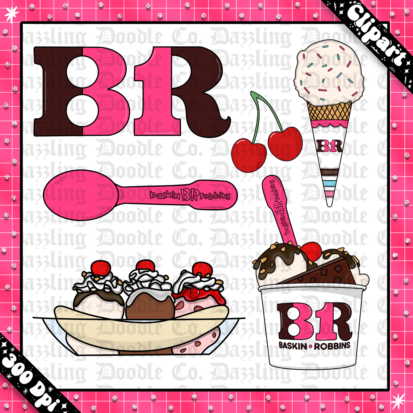Ice cream Shop Clipart