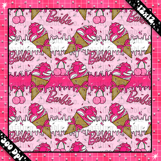 Pink Doll Ice Cream