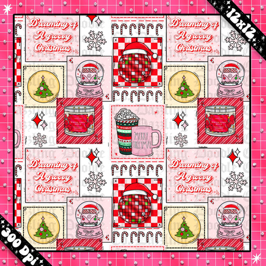 Groovy Christmas patchwork