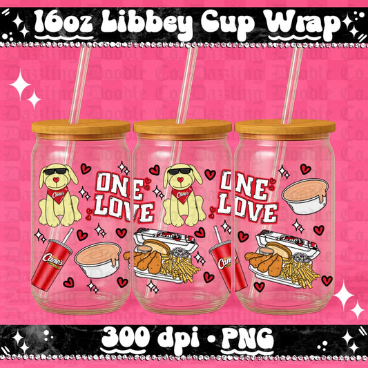 Fast food 16oz Cup Wrap