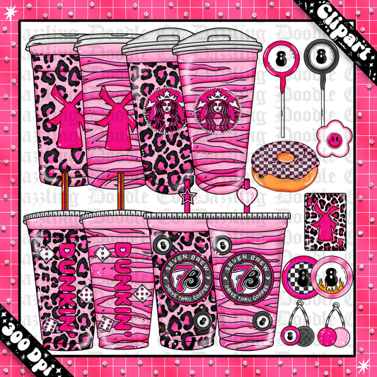 *Limited* Y2K Coffee Clipart Bundle (10 Available)